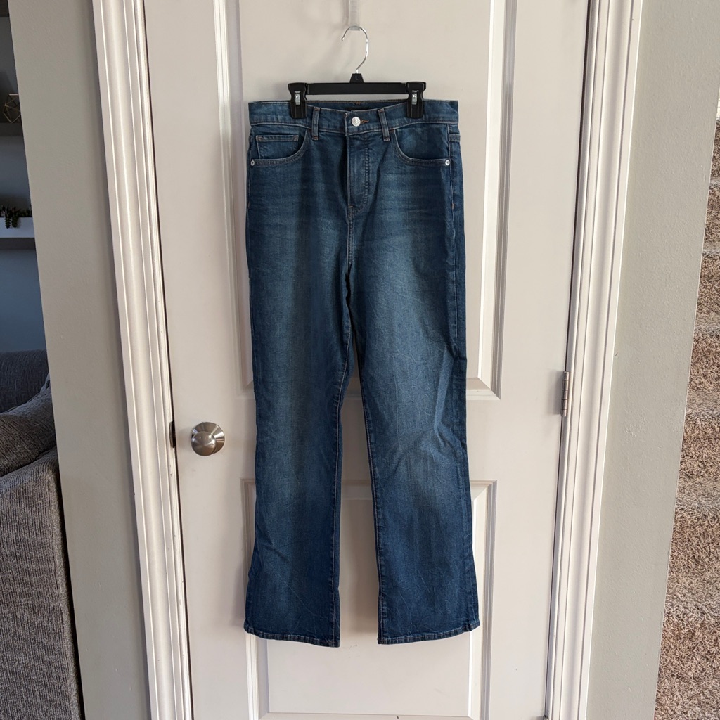 Express High Rise Bootcut Denim Jeans Size 8